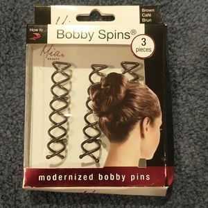 Bobby spins modernized bobby pins for bun